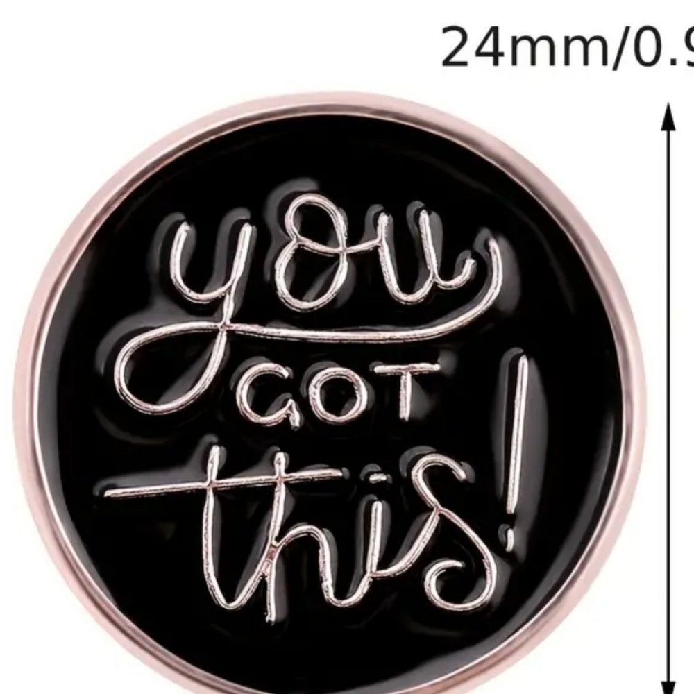 **Inspirational enamel pin** - Picture 3 of 3